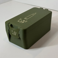 Boîte de rangement pour munitions 3D imprimée, capacité de 50 cartouches 7,62*39 ; Boîte de rangement pour balles en plastique ; Boîte organisatrice d'armes à feu