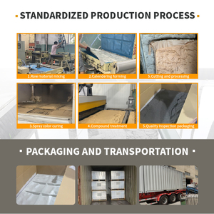 PUストーン人工フェイクストーン壁パネル防水モダンデザイン3D壁パネル軽量 - Product Image 2