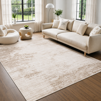 Tapis de luxe en fausse fourrure de cachemire - Tapis de sol moderne minimaliste antidérapant pour la décoration du salon et de la chambre