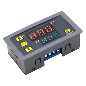 T3230 110V 220V 12V 24V Digital Time Delay Relay LED Display Cycle Timer Control Adjustable Timing Relay Time Delay Switch