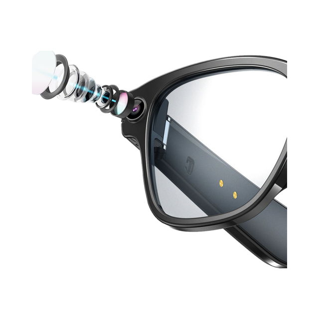 2025 Smart AI Glasses Wearable Headset Shooting Camera BT Audio Call Photo Recognition Voice Recording Translation Glasses