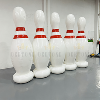 Ensemble de Quilles de Bowling Gonflables Géantes pour Enfants et Adultes Jeux de Fête en Plein Air