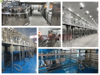 Savon liquide détergent 100L faisant le réservoir de mélange revêtu de shampooing d'acier inoxydable de machine