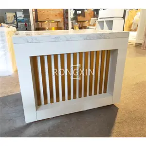 Mostrador de cristal personalizado para tienda médica, mueble de vidrio, pequeño y moderno, para farmacia