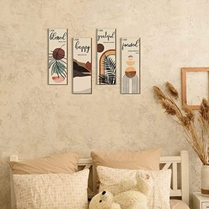 Mid Century Modern Boho Wall <strong>Art</strong> Positive Affirmations Inspirational <strong>Prints</strong> <strong>Minimalist</strong> Home Decor for Living Room <strong>Canvas</strong> Base - Product Image 4