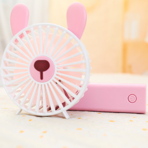 Ventilador portátil con diseño de dibujos animados, miniventilador de mano recargable por USB para uso en exteriores - Product Image 3