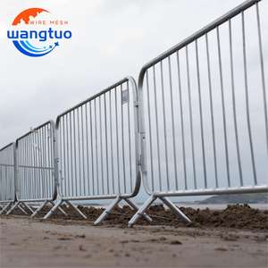 Barriere Temporanee per Controllo Folla Pedonale, Recinzioni Zincate per Concerti ed Eventi - Product Image 3