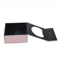 Logo imprimé personnalisé de boîte à vin boîte d'emballage recyclable durable pliable pour boissons au vin avec fenêtre transparente transparente