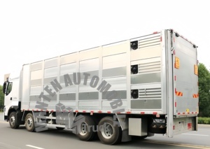 Chine usine 8*4 <span class=keywords><strong>8x4</strong></span> véhicule de transport de porc LHD RHD véhicule de transport de semis de volaille <span class=keywords><strong>camion</strong></span> de transport de porc - Product Image 4