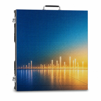 P1.95 Modul Layar LED Video Wall Magnetik dengan Servis Depan 500x500mm, Layar LED HD untuk Pameran Peluncuran Produk