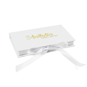 Gold Hot Stamping Logo Custom White Paper Creditcard With Magnetic Packaging Gift Box for Credit Card Slide - Product Image 2
