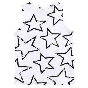 <span class=keywords><strong>Gilet</strong></span> d'été européen américain pour enfants Ins Yellow Pineapple Kidsren's T-Shirt Casual Cotton Baby Sleeveless Top 100% Cotton - Product Image 5