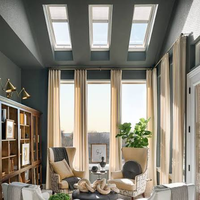 Fenêtres de toit modernes pour toits plats inclinés, Fenêtres de toit, Skylights, Fenêtres de toit carrées 60x60, Skylights triangulaires en dôme
