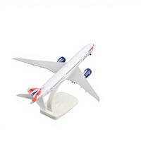 Vente flash : Avion miniature B787 de 16 cm, modèle réduit en métal, jouet de collection