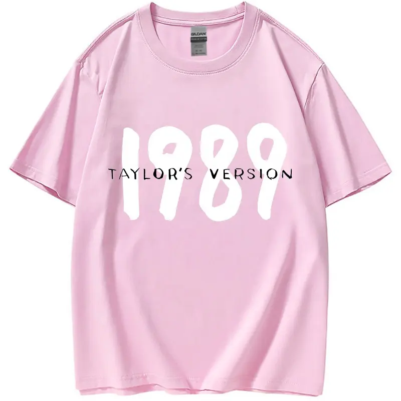 Toptan 100% pamuk popüler kadın müzik sevgilisi gömlek Vintage mektuplar konser yaz hayranları hediye Taylor T Shirt