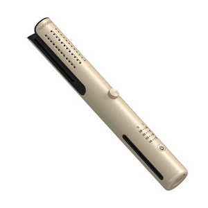 Wireless PTC Heating LCD Temperature Display Aluminum Mini <strong>Travel</strong> Flat <strong>Iron</strong> Type C Cordless Rechargeable Curling <strong>Iron</strong> - Product Image 6