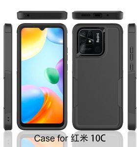 <span class=keywords><strong>Custodia</strong></span> antiurto Armor Cover per cellulare a doppio strato per Xiaomi <span class=keywords><strong>Redmi</strong></span> 10C 10A <span class=keywords><strong>9C</strong></span> Poco X4 Pro 9A 5G Hybrid Armor PC TPU Cover posteriore - Product Image 2