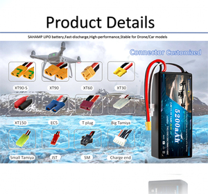 11.1v 80c 5200mah 3S 리튬 이온 배터리 팩 EC3 커넥터 하드케이스 (고급 애플리케이션) - Product Image 5