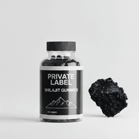 Gummies véganes de Shilajit en gros – Extrait de résine végétale naturelle – Produit gommeux à base de plantes – Approvisionnement en vrac