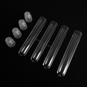 Tubos de ensayo de plástico transparente Tianjing de 5 ml con tapas para uso en laboratorio - Product Image 3