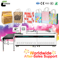 Imprimante numérique jet d'encre Onepass avec contrôle PLC et alimentation automatique pour supports de gobelets en carton, sacs en papier et petites boîtes