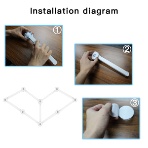 Lámpara <span class=keywords><strong>de</strong></span> Pared LED RGB Moderna con Alimentación USB, Pantalla Blanca, Control por Aplicación Tuya, para Uso en Interiores, Hoteles y Dormitorios - Product Image 4