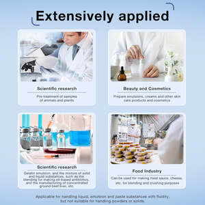 Émulsifiant à Cisaillement Élevé Portable à Prix de Gros pour <span class=keywords><strong>Laboratoire</strong></span>, Équipement d'Homogénéisation et d'Émulsification de Crèmes Cosmétiques pour <span class=keywords><strong>Laboratoire</strong></span> - Product Image 4