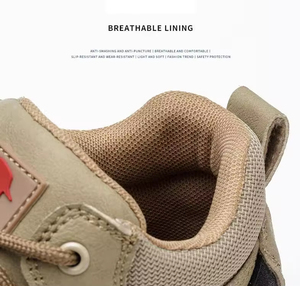 Chaussures de course tout-terrain de haute qualité respirantes pour la randonnée en montagne Protection de la cheville Imperméables Antidérapantes Anti-perforation - Product Image 4
