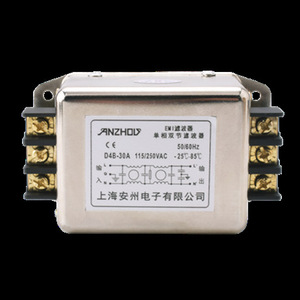 Filtro EMI Anzhou D4B-10A, Filtro de Línea de Alimentación de Modo Común 115/250VAC 50/60Hz - Product Image 5