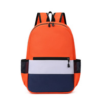 Mochila Escolar de Tela Oxford Impermeable y Ligera para Primaria y Jardín de Niños, con Cierre, Logotipo Personalizado, Diseño de Dos Correas, Venta al Por Mayor