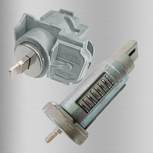 Buick Regal LaCrosse Cruze Door <b>Lock</b> Cylinder BK056Q4 Zinc Alloy 2 <b>Keys</b> Light Grey Cylindrical <b>Lock</b> - Product Image 2