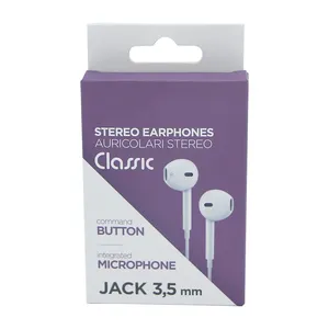 Caja colgante para auriculares, caja de embalaje para auriculares inalámbricos personalizados, caja para auriculares con cable