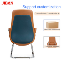 Chaise de bureau ergonomique en cuir avec accoudoirs fixes, dossier solide et base en métal pour bureau à domicile ou atelier