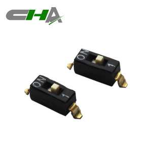 Interruptores DIP SMD de 1-12 Posiciones Serie CHA <span class=keywords><strong>CDM</strong></span>, Interruptor DIP Negro de <span class=keywords><strong>2</strong></span>.54MM - Product Image 1