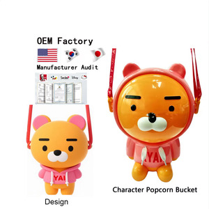 Seau à popcorn personnalisé pour films, seau à popcorn universel en plastique OEM, seau à popcorn avec personnage - Product Image 4