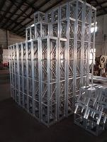 Structure de scène carrée en aluminium pour événements et concerts, avec garantie commerciale, pour grands événements