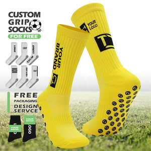 Fabrikpreis Fußball Anti-Rutsch-Grip-Socken Outdoor-Sport Fußball-Grip-Socken Unisex Athletik-Trainings-Fußballsocken Individuelles Design - Product Image 1