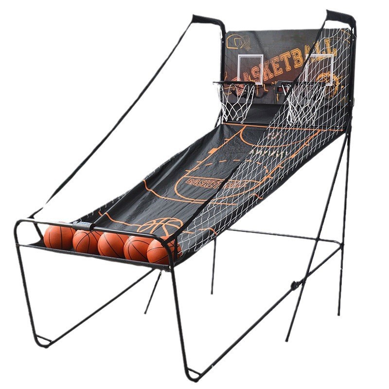 Cross-border Indoor Two-Player Foldable Basketball Shooting Machine Automatic Electronic Scorer for Adult Children Competition