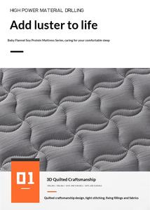 Colchão de Espuma Memória Respirável e Lavável, <span class=keywords><strong>Topper</strong></span> Refrescante, Acolchoado, Espesso, Dobrável, Macio, Tamanho <span class=keywords><strong>Queen</strong></span> - Product Image 6