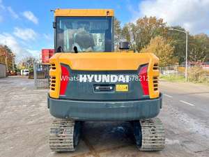 Mini-excavatrices sur chenilles Hyundai HX 60, excavatrices compactes, 5, 6, 7, 8 tonnes, peinture d'origine, excavatrices d'occasion à vendre - Product Image 4