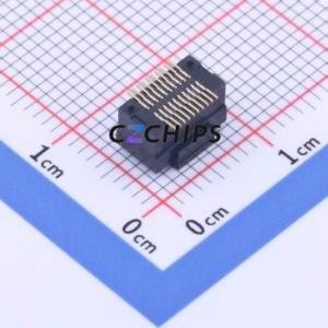 X0515FVS-20DS-9TV01 Board-to-Board & Backplane Connector SMD,P=0.5mm Connector 20P 0.5mm Vertical Mount 2 - Product Image 2