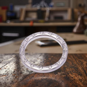 Khắc Logo Phụ Kiện Túi Làm Phụ Kiện Kim Loại Vòng Tròn Clasp Mở Cổng Vòng - Product Image 1