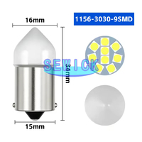 P21W P21 1156 1157 BA15S BAY15D 9 Led 3030 SMD Lampe de signalisation automobile R5W R10W Auto DC 12V 24V