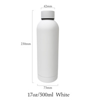 Bouteille d'eau isotherme en acier inoxydable avec couvercle en forme de ballon de football, gourde thermique pour l'entraînement de football, les événements sportifs, vente en gros