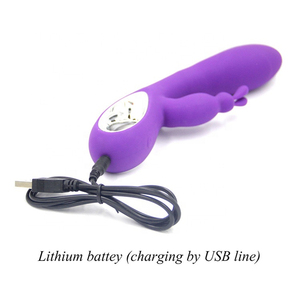 Juguete Sexual para Adultos en Oferta en <span class=keywords><strong>Amazon</strong></span>, <span class=keywords><strong>Vibrador</strong></span> de Conejo con Función de Lengua Estimulante, Tipo Dildo - Product Image 4