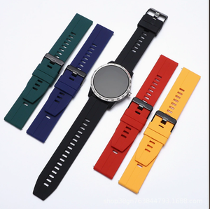 Vente directe d'usine. Bracelets de montre en silicone de haute qualité, couleur unie, compatibles avec les montres GT2, <span class=keywords><strong>GT3</strong></span>, <span class=keywords><strong>Honor</strong></span> 2 et EPro. - Product Image 6