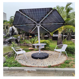Système solaire Sunflower de haute qualité 600W, module photovoltaïque monocristallin en silicium avec contrôleur MPPT et batterie lithium-ion - Product Image 1