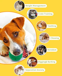 Rubber <b>Dog</b> <b>Ball</b> <b>Dog</b> Chew Toy Natural Rubber Toy Interactive Food Treat <b>Ball</b> <b>Dog</b> Pet Interactive Chew Toy <b>Dog</b> Treat <b>Ball</b> - Product Image 6