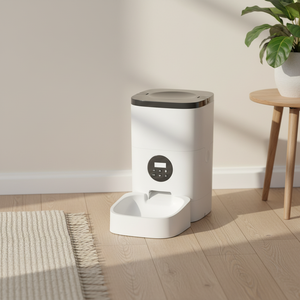 Dispensador Automático de Comida para Mascotas en Oferta, Temporizador de Aplicación y Control de Porciones, de Plástico para Perros y Gatos, hasta 4-6 Comidas - Product Image 6