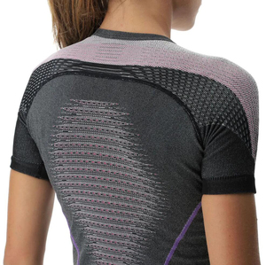 Abbigliamento sportivo da donna senza cuciture freedom comfort tecnico base layer camicie a maniche corte per lo sci ciclismo corsa e <span class=keywords><strong>trekking</strong></span> - Product Image 3